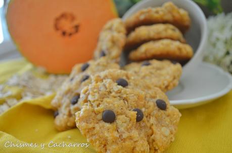 Cookies de avena y calabaza