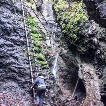 Slovensky raj, el paraíso eslovaco Suchá belá escaleras