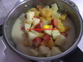 PUDIN DE PAN CON FRUTAS EN THERMOMIX Y TRADICIONAL