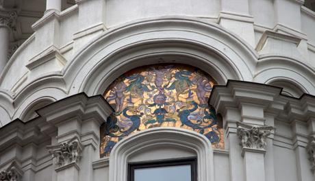 Esculturas en los tejados de la Gran Vía