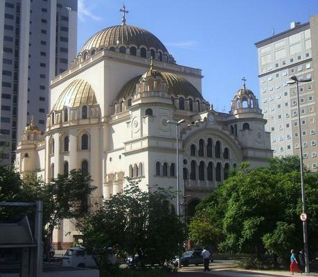 Catedral metropolitana ortodoxa en Sao Paulo, Brasil
