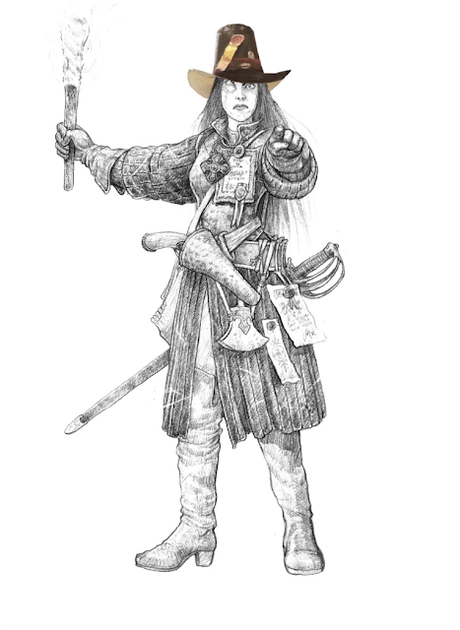 Zweihänder RPG: Ilustraciones y sombreros con premio.