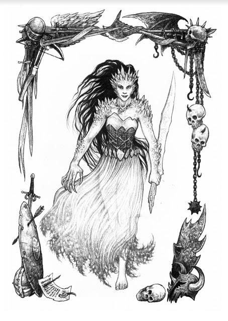 Zweihänder RPG: Ilustraciones y sombreros con premio.