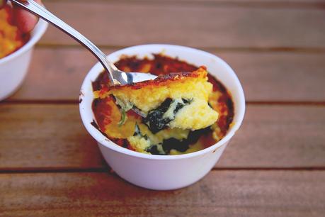 COQUETTE DE PURE DE PATATA CON ESPINACAS COQUETTE DE PURE DE PATATA CON ESPINACAS