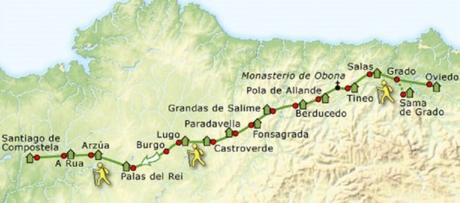 Itinerarios del Camino de Santiago
