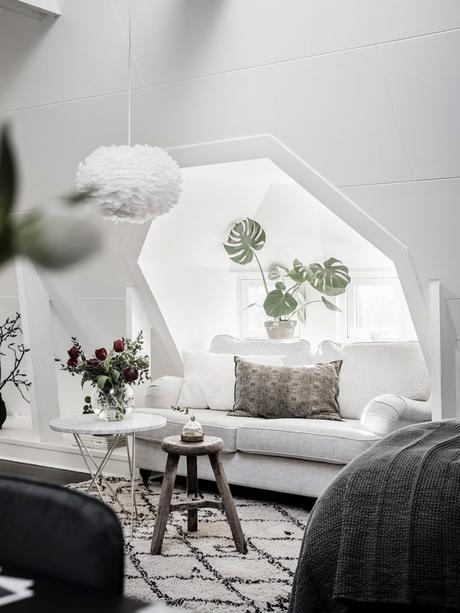 viviendas para estudiantes pisos de estudiantes pequeño ático diáfano ático nórdico escandinavo ático mini bien decorado acogedor ático 