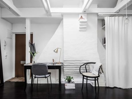 viviendas para estudiantes pisos de estudiantes pequeño ático diáfano ático nórdico escandinavo ático mini bien decorado acogedor ático 