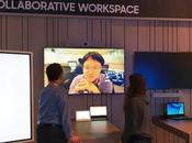 soluciones pantallas interactivas Samsung toman escenario central