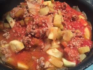 pimiento-carne Pimientos rellenos de carne picada y verduras