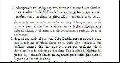 Vea carta con el plan de Payá, Almagro y Rubio vs Venezuela y Cuba en Cumbre de Lima [+ video]