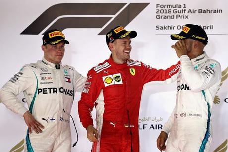 Vettel y Horner defienden la reacción de Hamilton tras la carrera en Baréin