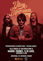 Concierto de Última Experiencia en Siroco Club