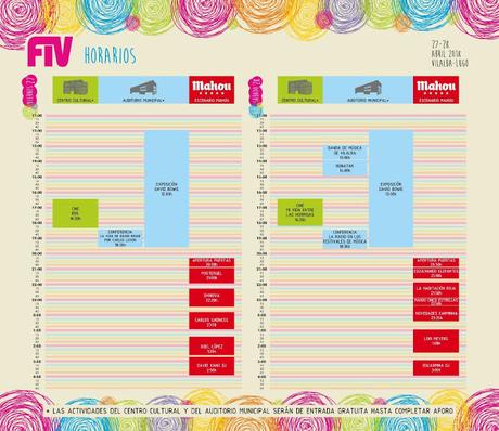 Horarios Fiv de Vilalba 2018 Horarios Fiv de Vilalba 2018