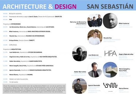 Realizamos una ponencia en la jornada Architecture & Design de San Sebastián