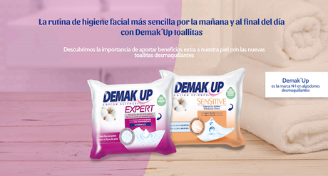 Toallitas Demak Up Sensitive y Toallitas Demak Up Expert