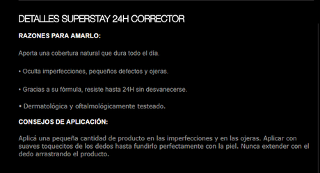 Reseña Corrector Super Stay 24hs de Maybelline.