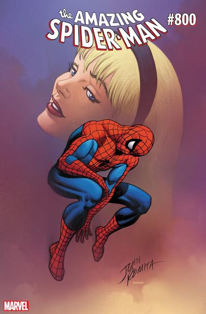 La portada variante del ‘Amazing Spider-Man’ #800 dibujada por John Romita
