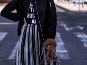 Bomber striped skirt