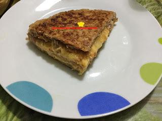 HAMBURGUESA GIGANTE RELLENA DE QUESO Y BACON