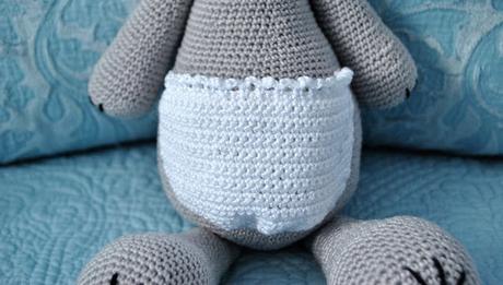 CANGURO CON BEBE EN GANCHILLO