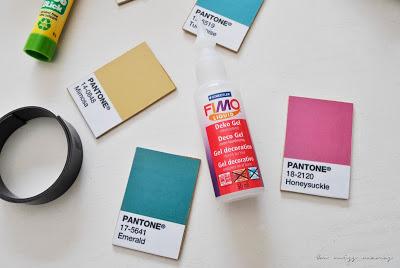 Renovar frigorífico efecto mármol +  Imanes colores Pantone