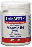 Lamberts Vitamina B6 50mg - 100 Tabletas