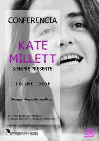 Conferencia-homenaje: ‘Kate Millett, siempre presente’
