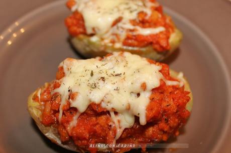 BARQUITAS DE PATATA A LA BOLOÑESA