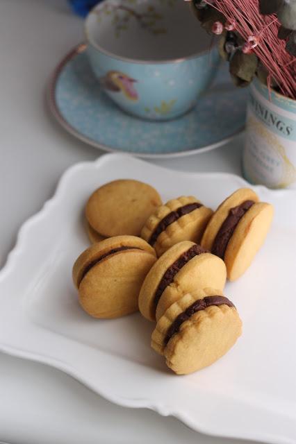 {Recetas}Galletas de mantequilla con fruta de la pasión y relleno de té Chai