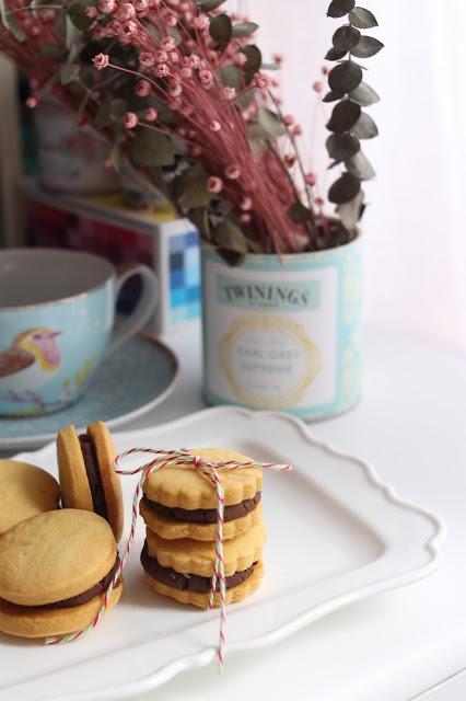 {Recetas}Galletas de mantequilla con fruta de la pasión y relleno de té Chai