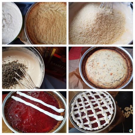 Tarta de queso con salsa de frambuesas Tarta de queso con salsa de frambuesas