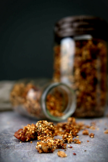 Granola casera de granos andinos ancestrales