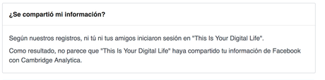 Esta herramienta de Facebook te dice al instante si tus datos fueron comprados por Cambridge Analytica