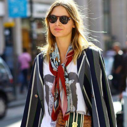 SPRING TRENDS; COMO LLEVAR LOS PAÑUELOS.-