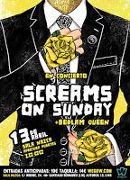 Concierto de Scream on Sunday y Bedlam Queen en la Sala Nazca