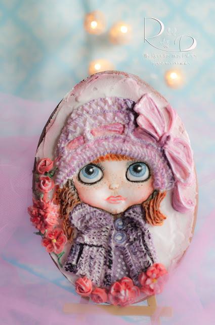 GALLETA MUÑECA CON GORRO