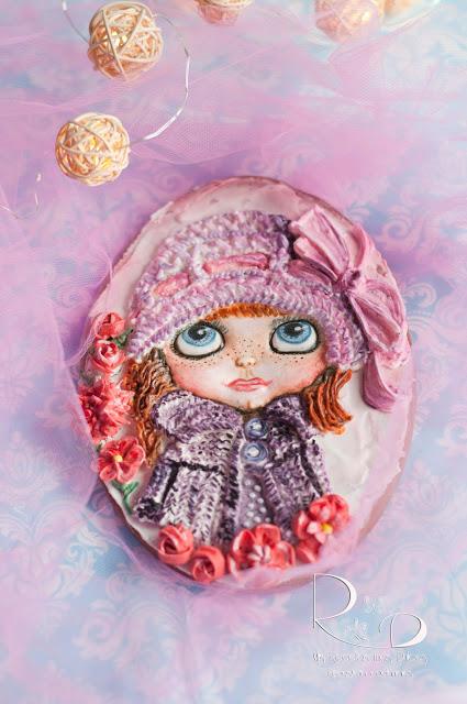 GALLETA MUÑECA CON GORRO