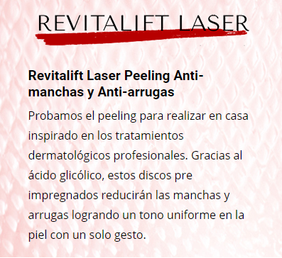 Revitalift Laser Peeling Anti-Manchas y Anti-Arrugas
