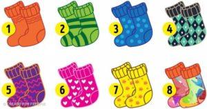 El calcetín que uno elija puede determinar tu verdadera personalidad calcetin