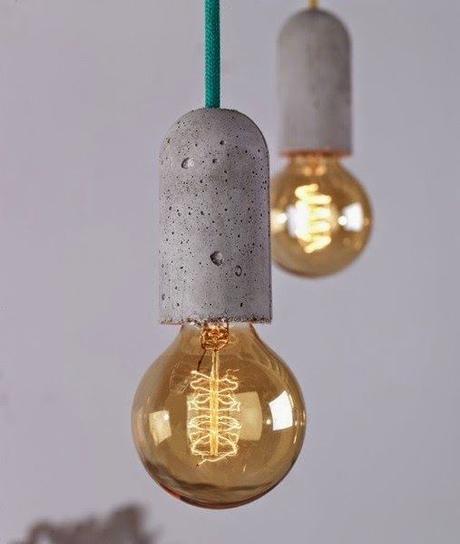 IDEAS PARA HACER LAMPARAS CON CEMENTO Y CUERDA