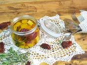 Queso marinado aceite oliva