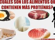 ¿Qué alimentos contienen proteínas para aumentar masa muscular?