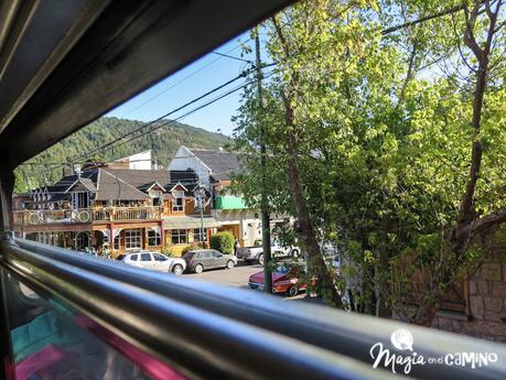 San Martín de los Andes desde el bus (City tour en el Redbus)