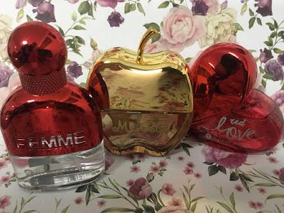 mini colonias, colonias, mercadona, femme, flor de mayo, ms gold, red love, san valentin, 