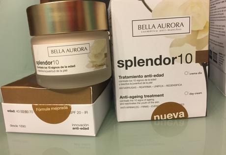 Probando, probando la nueva formulación de Splendor 10 de Bella Aurora