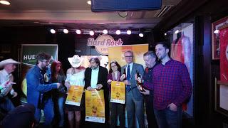 Presentación Cartel Huercasa Country Festival, Madrid, Hard Rock Café, 12-4-2018
