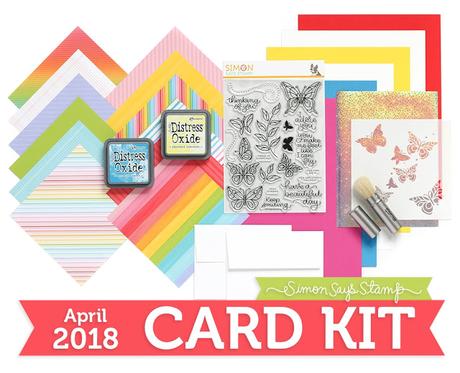 Tutorial: Targeta mágica, Card Kit  Simon Says Stamp de Abril