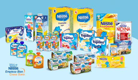 Lote grande de productos Infantiles Nestle