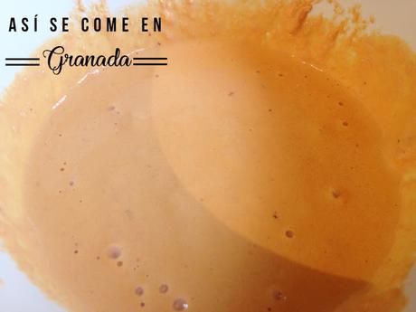 Mouse de pavo con crema de guisantes y encaje Mouse de pavo con crema de guisantes y encaje