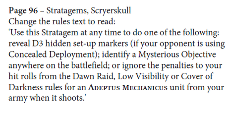 FAQs + erratas de W40K en camino?